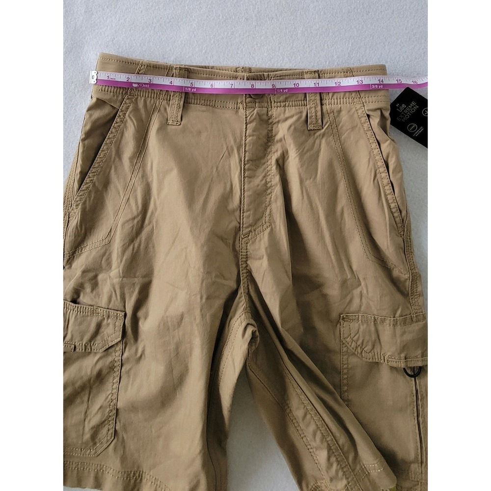 mens lee extreme cargo‎ shorts Size 28 Color Khaki - Picture 3 of 13